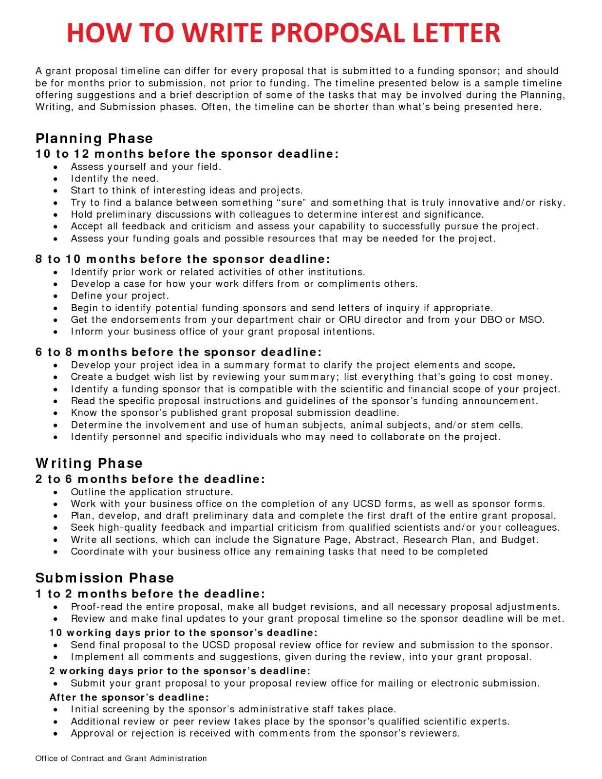 Guide for Writing a Funding Proposal writing a proposal