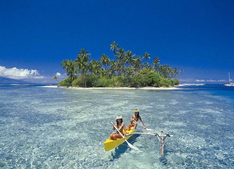 Among the best beaches in French Polynesia include the island of Moorea 