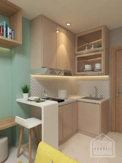 limited space small l shaped kitchen design