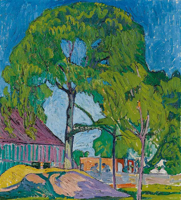 Housebuilding by Cuno Amiet