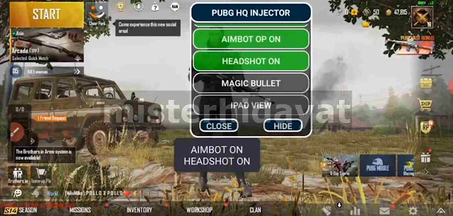 Apk HQ Injector Pubg Mobile 100% Anti Banned