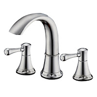  Juno American Luxury 100% Solid Brass Fashion Antique 3 Holes Basin Sink Bathroom Faucet