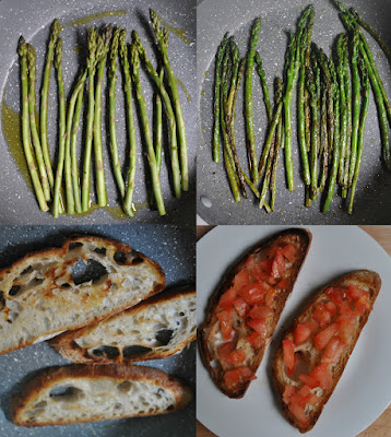 recette tartine salee asperges oeuf jambon