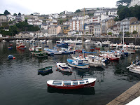 Vista del puerto de Luarca. View of the port of Luarca