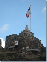 Very top of Fort Luis