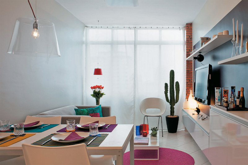 DECORAÇÃO DE APARTAMENTO ALUGADO: 60m2 de ótimas e lindas idéias