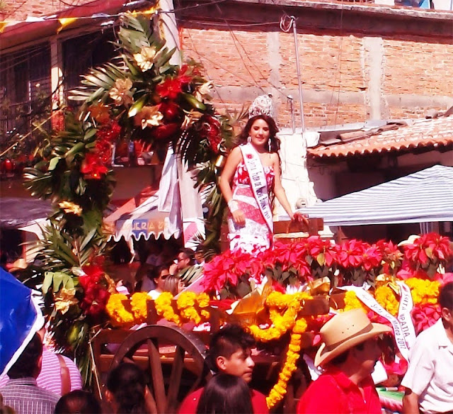 Blanca Alarcon señorita flor de noche buena feria de Chilpancingo