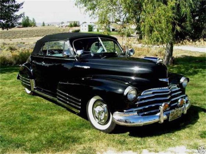 A 1948 Chevy Fleetmaster My family had one of these 