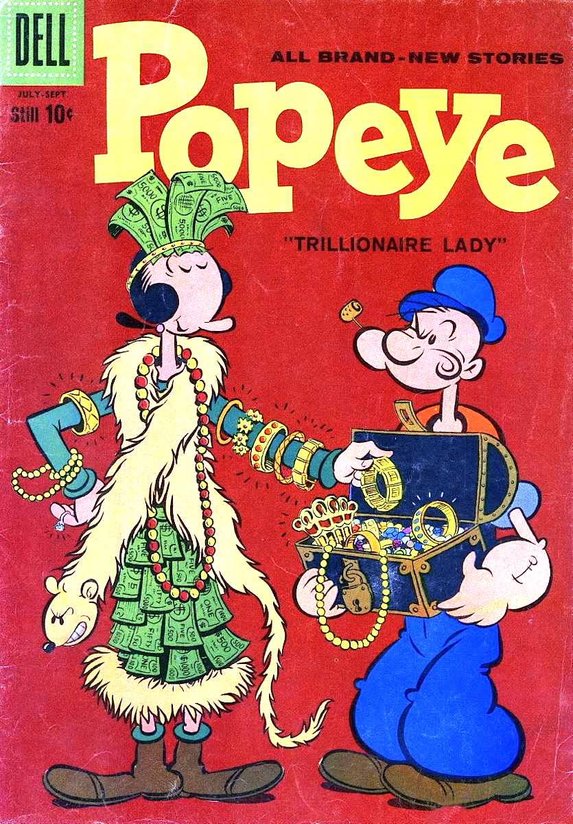 a 1960s Popeye comic book by Bud Sagendorf