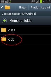 Cara Instal Game Android Apk Dan OBB/Data