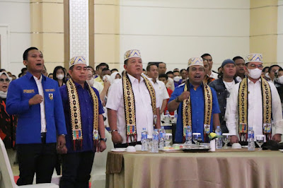 Gubernur Arinal Hadiri Pelantikan dan Rapat Kerja KNPI Lampung