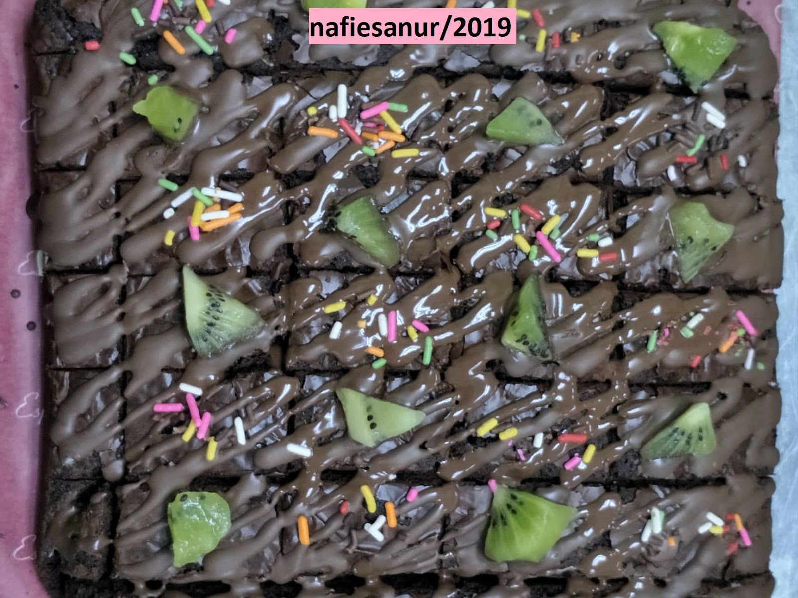 Brownies Kedut yang tersangat sedap resepi dari Azlina Ina