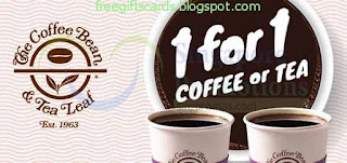 Free Printable Coffee Bean & Tea Leaf Coupons