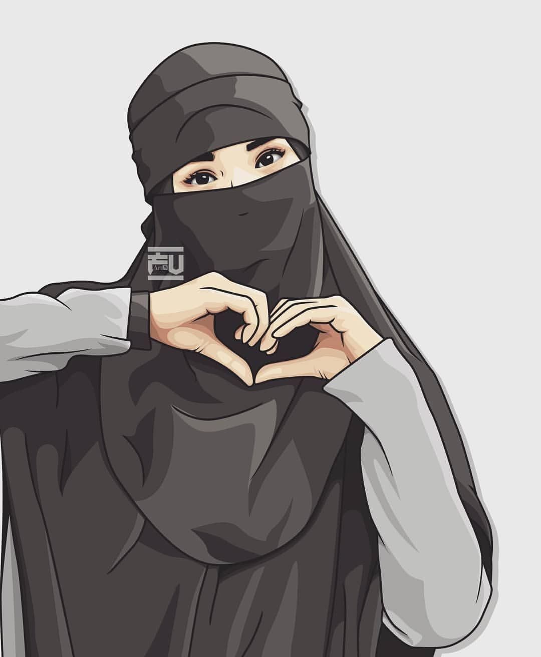 99 Cantik Berhijab Gambar Animasi Muslimah Cikimmcom