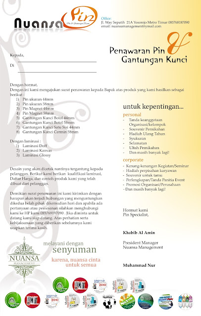 Pmakreater.blogspot.com: Contoh Proposal Penawaran Barang