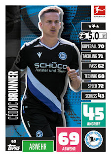 Topps Match Attax Bundesliga 2020-2021 DSC Arminia Bielefeld Set