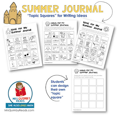 Summer journal writing