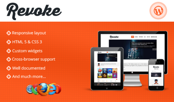 Revoke – Responsive WordPress Theme - ThemeForest Item for Sale