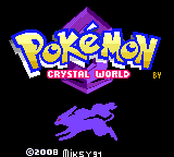 Pokemon Crystal Redesign And World Cover,Title