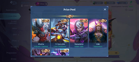 Prize pool Epic Box