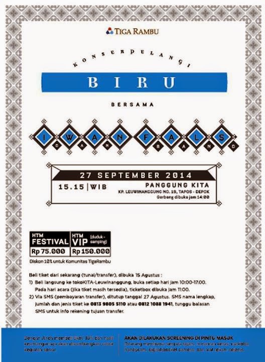  Jadwal Konser Iwan Fals Pelangi Biru