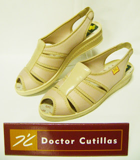 Zapatilla ortopédica beig D. Cutillas