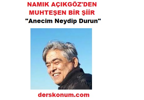 NAMIK AÇIKGÖZ Anecim Neydip Durun Şiiri