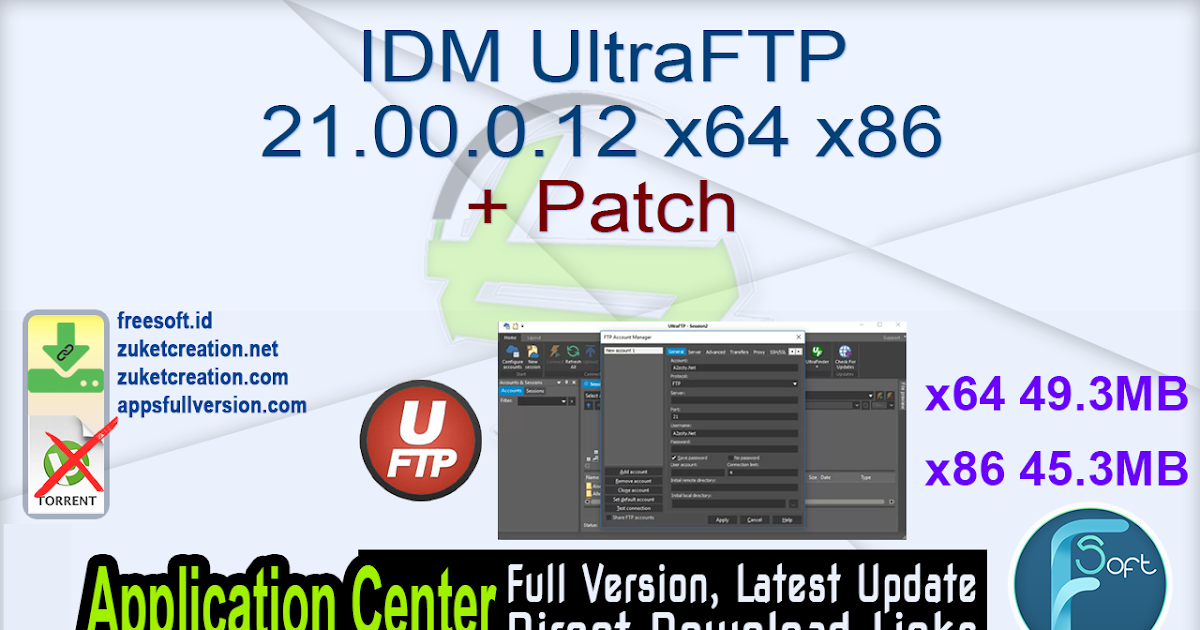  Aplikasi  Cracked IDM  UltraFTP 21 00 0 12 x64 x86 Patch