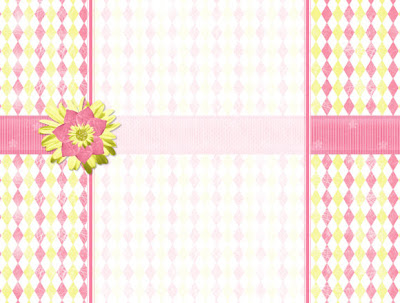 Scrappy Flowers Free Blog Background
