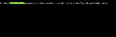 composer-yii2-basic-project
