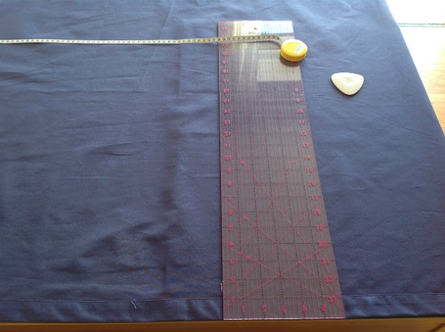 Measuring tape and ruler with marks at correct length