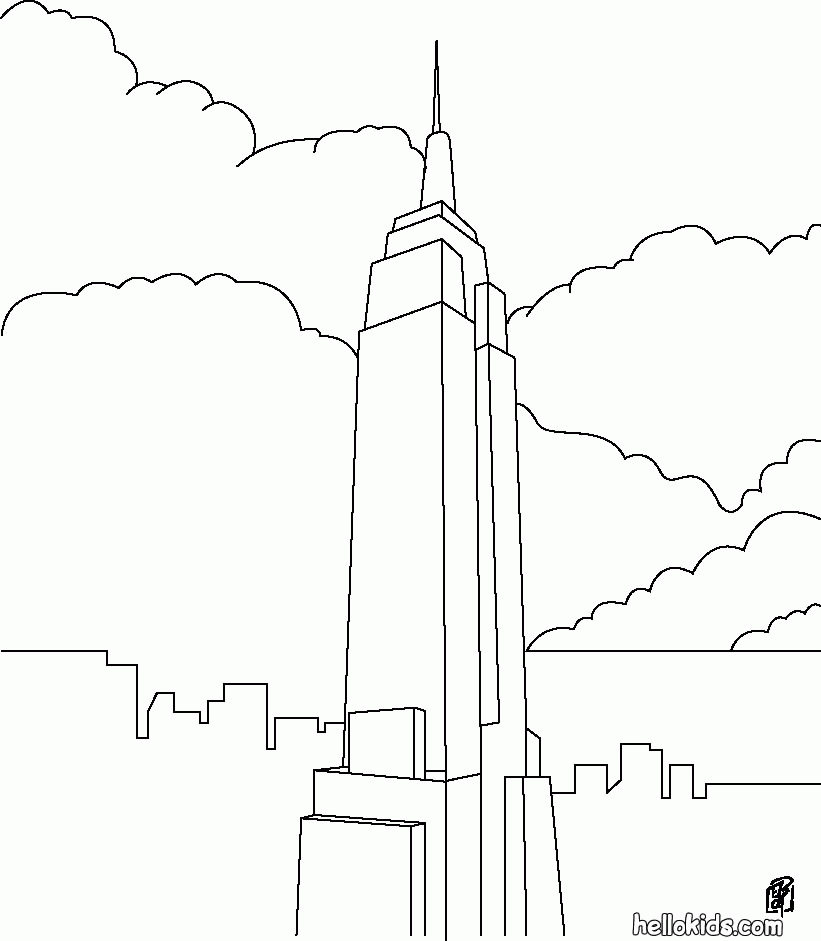 Building Coloring Pages Coloring Home