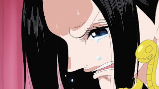 ワンピースアニメ ゴルゴン三姉妹 ボアハンコック BOA HANCOCK 奴隷 ONE PIECE