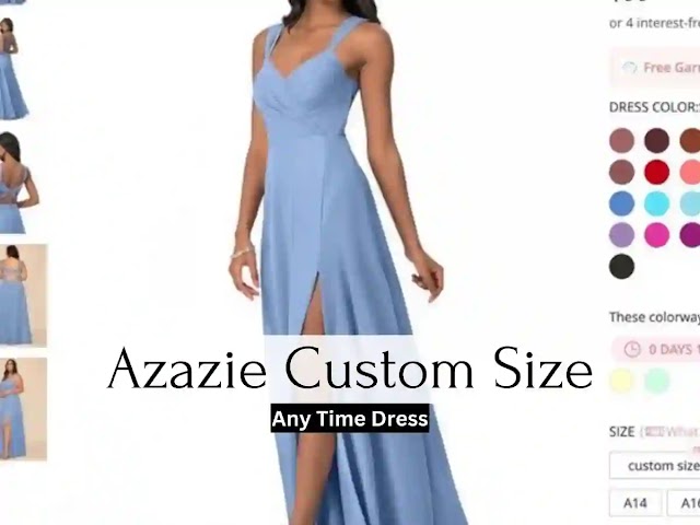 Azazie Custom Size: A Perfect Fit for Your Special Occasion