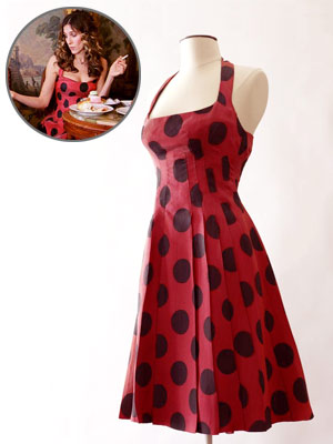 Polka  Dress on Vintage Polka Dot Dress  Which Is Hanging In Sjp S Closet Right Now