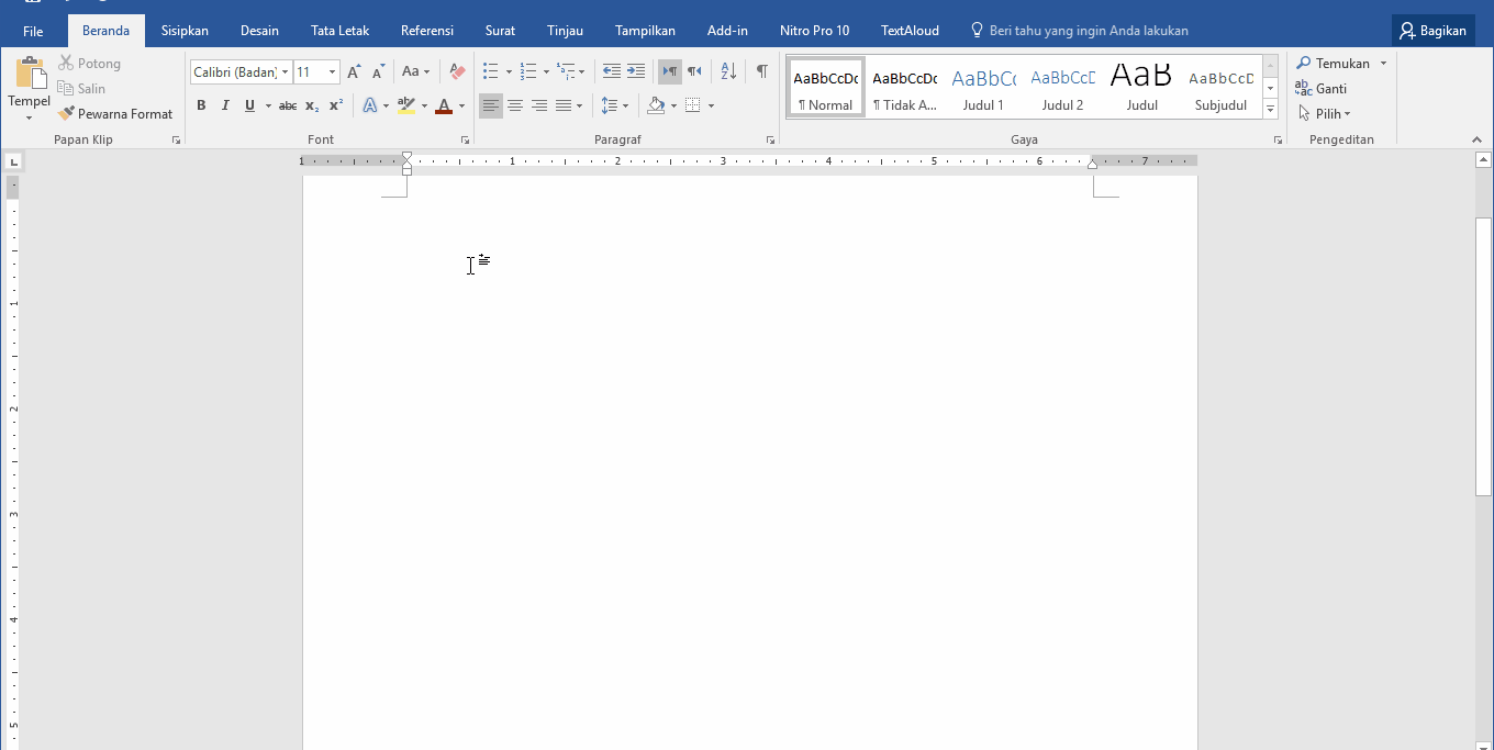 Cara Membuat Contoh Teks Otomatis Microsoft Word 