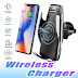 WIRELESS CHARGER Smart Sensor Car Wireless Charger S5 Stand by QC Fast Charging