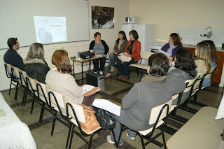 As Coordenadoras do CEFOP Fátima Machado e Vanderleia Garcia Vargas apresentam o programa Point Jovem