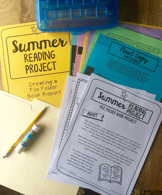 Keep students reading and learning all summer long with this creative summer reading project!