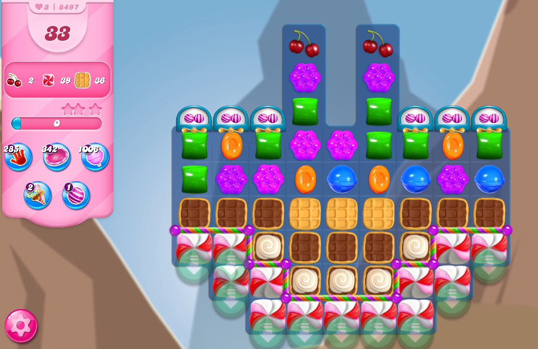 Candy Crush Saga level 8497