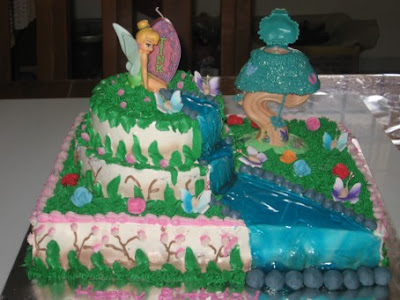 pictures of tinkerbell birthday cakes