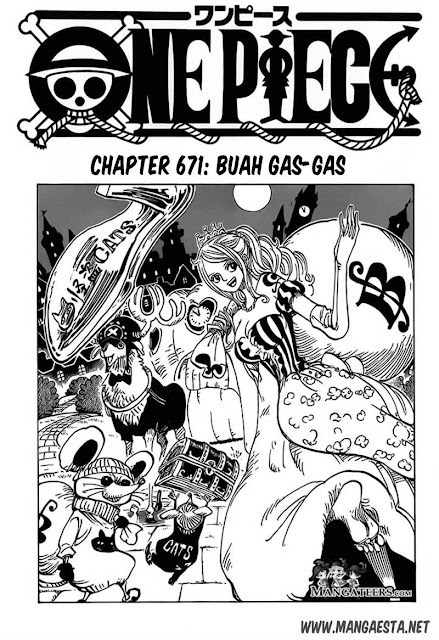 DOWNLOAD KOMIK ONE PIECE CHAPTER 671 "BUAH GAS-GAS" BAHASA INDONESIA