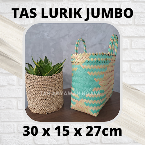 Tas Anyaman Plastik Lurik Size Jumbo Kualitas Handmade dengan Promo Menarik!