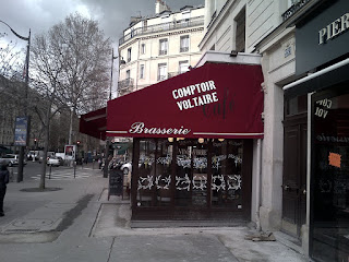 Abords du Comptoir Voltaire  post attentats