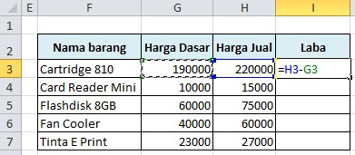 Rumus Microsoft Excel Lengkap dengan Contoh dan Gambar