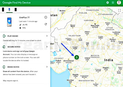 How to fine my android phone Through Google Find My Device
