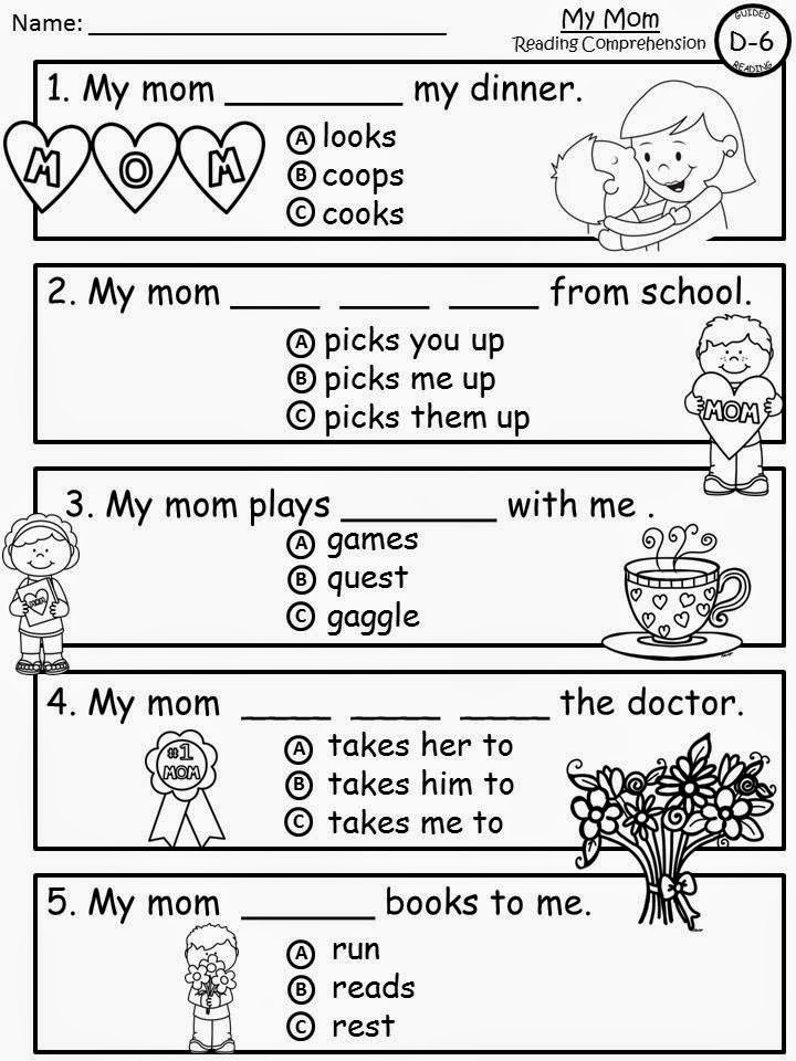 http://www.teacherspayteachers.com/Product/A-FREEBIE-Mothers-Day-ThemeMy-Mom-Level-D-6-Guided-Reading-Book-1231560
