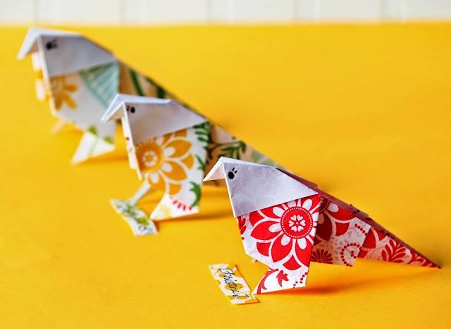 paper craft birds  ideas