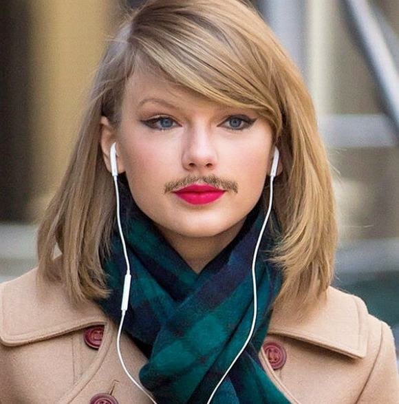 Female Celebrities With Mustache