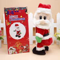 Twerking Santa Claus - Twisted Hip, Singing and Dancing Electric Toy, Twisted Hip Santa Claus Figure Christmas Santa Claus Christmas Xmas Gift for Kids